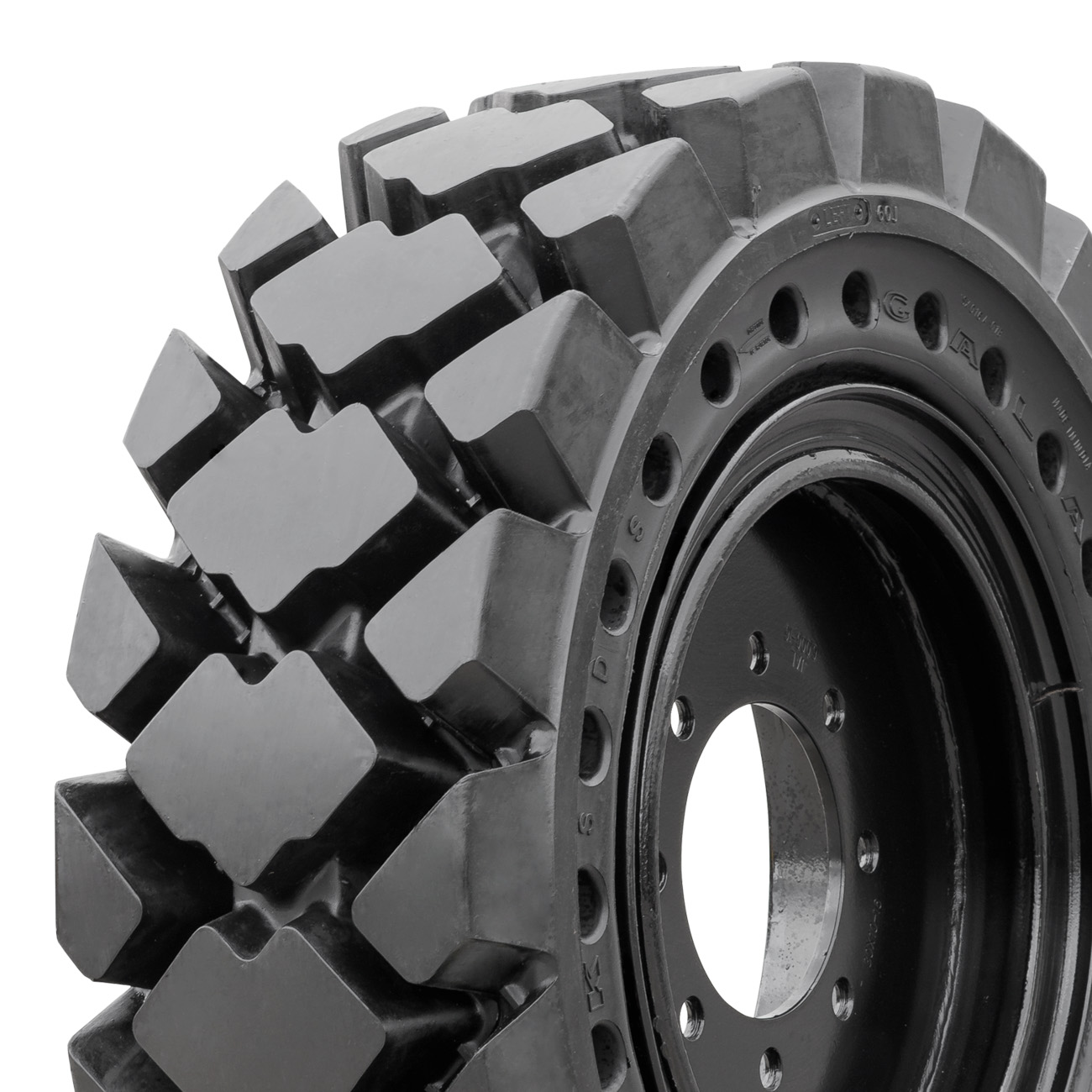 Pneu anti-crevaison 10x16.5 Coté droite