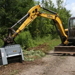Débroussailleuse à dents fixes MX530 pour excavatrice, 4-12 tonnes